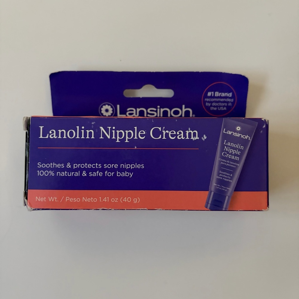 Lansinoh Lanolin Nipple Cream - 1.41 oz Sealed Expires 3/28